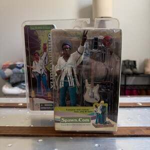 McFarlane Toys Jimi Hendrix Woodstock Concert 1969 Action Figure Aug 18, 1969 8: